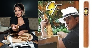 Cigar rollers at wedding reception